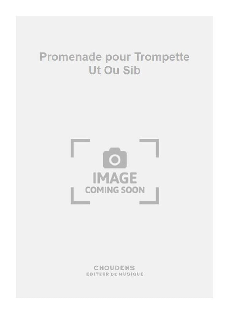 Promenade pour Trompette Ut Ou Sib